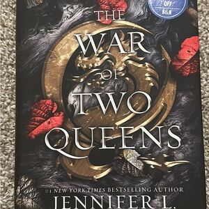 Barnes & Noble The War of Two Queens Book - Black, Gold, Red